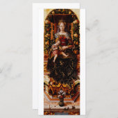 De Madonna della Candeletta door Carlo Crivelli (Voorkant / Achterkant)