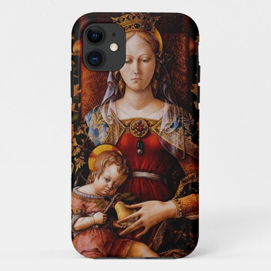 De Madonna della Candeletta door Carlo Crivelli Case-Mate iPhone Case (Achterkant)