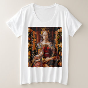 De Madonna della Candeletta door Carlo Crivelli Grote Maat T-shirt