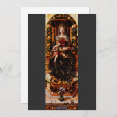 De Madonna della Candeletta door Carlo Crivelli Kaart (Voorkant / Achterkant)