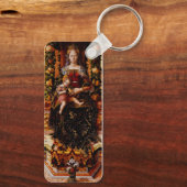 De Madonna della Candeletta door Carlo Crivelli Sleutelhanger (Achterkant)