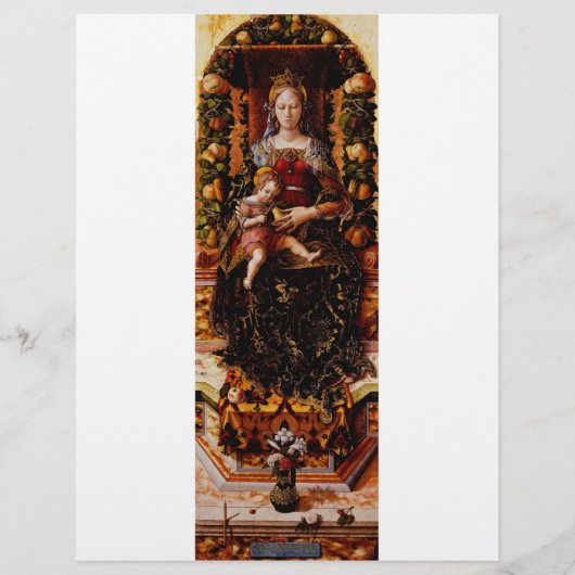 De Madonna della Candeletta van Carlo Crivelli Flyer (Voorkant)