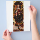 De Madonna della Candeletta van Carlo Crivelli Flyer (Hand)