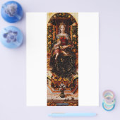 De Madonna della Candeletta van Carlo Crivelli Flyer (Enkel)
