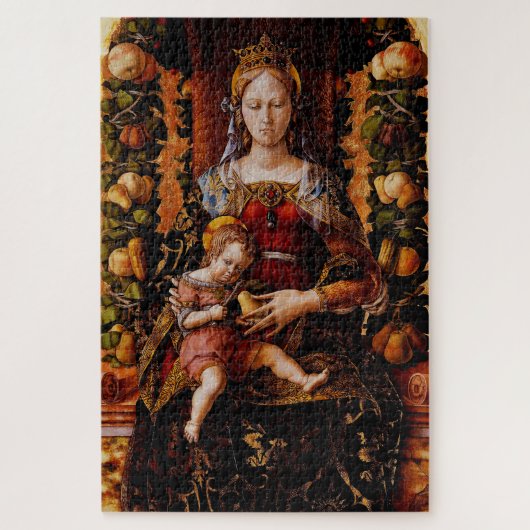 De Madonna della Candeletta van Carlo Crivelli Legpuzzel (Verticaal)
