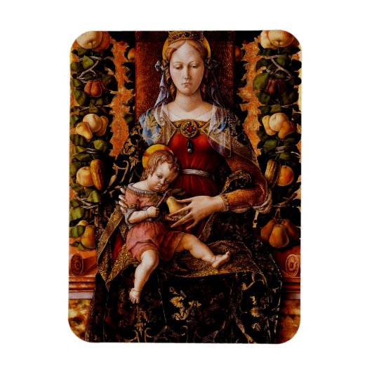 De Madonna della Candeletta van Carlo Crivelli Magneet (Verticaal)