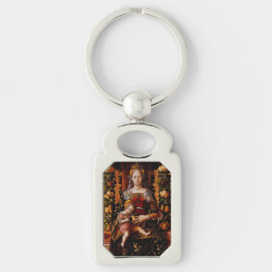De Madonna della Candeletta van Carlo Crivelli Sleutelhanger