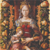 De Madonna della Candeletta van Carlo Crivelli Sticker (Voorkant)
