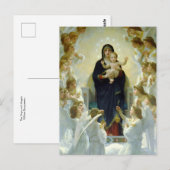 De Madonna en engelen van William Bouguereau Postc Briefkaart (Voorkant / Achterkant)