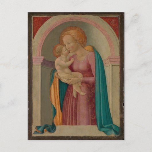 De Madonna en het kind Briefkaart (Voorkant)