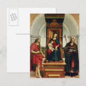De Madonna en het kind Briefkaart (Voorkant / Achterkant)