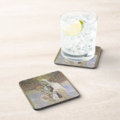 De Madonna en het Kind, een detail uit het tafelbl Bier Onderzetter (Rechterzijde)