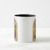 De Madonna en het Kind Enthroned Mok (Midden)