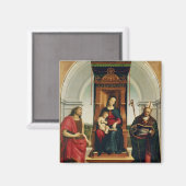 De Madonna en het kind Magneet (Voorkant / Achterkant)