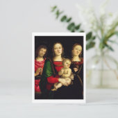 De Madonna en het kind met sint-janskruid de Bapti Briefkaart (Staand voorkant)