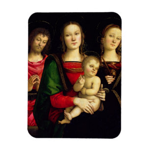 De Madonna en het kind met sint-janskruid de Bapti Magneet