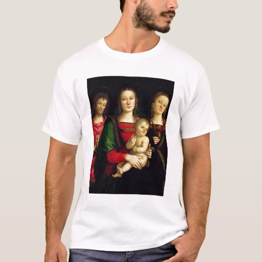 De Madonna en het kind met sint-janskruid de Bapti T-shirt (Voorkant)