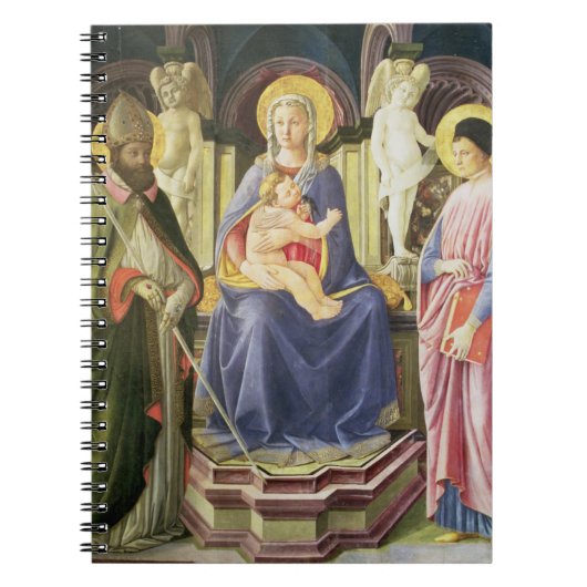 De Madonna en het Kind met SS. Clement en Justin Notitieboek (Voorkant)