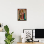De Madonna en het kind Poster (Thuiskantoor)