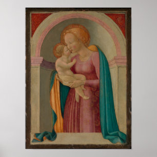 De Madonna en het kind Poster