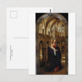 De Madonna in de kerk door het Briefkaart Jan Van  (Voorkant / Achterkant)