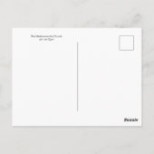 De Madonna in de kerk door het Briefkaart Jan Van  (Achterkant)