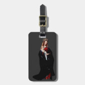 De Madonna in de Kerk door Jan van Eyck Bagagelabel (Voorkant verticaal)