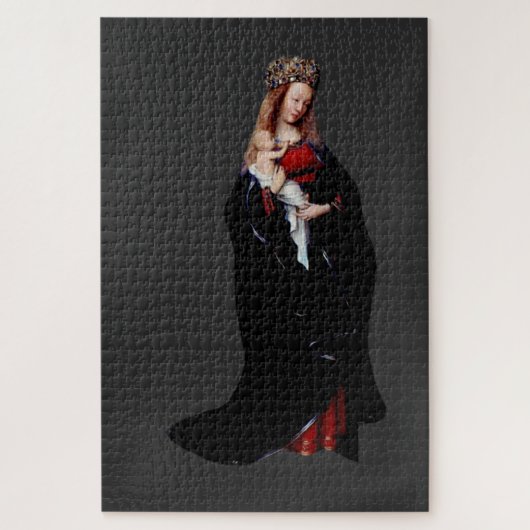 De Madonna in de Kerk door Jan van Eyck Legpuzzel (Verticaal)