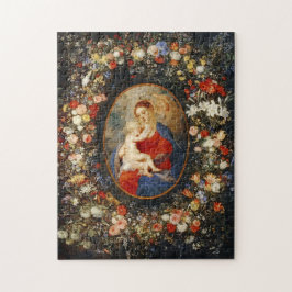 De Madonna in Flower Garland Rubens katholiek Legpuzzel