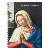 De Madonna in het gebed, een landschap buiten Notitieboek (Voorkant)