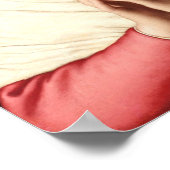 De Madonna in het gebed, een landschap buiten Poster (Hoek)