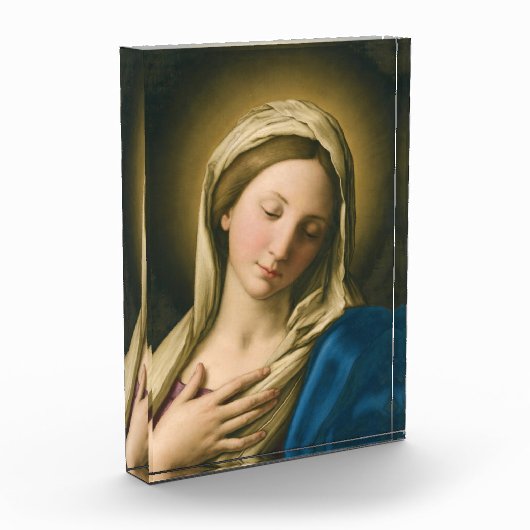 De Madonna in het gebed Fotoblokken (Links)