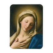 De Madonna in het gebed Magneet (Verticaal)