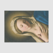 De Madonna in het gebed Tissuepapier (Voorkant)