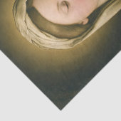 De Madonna in het gebed Tissuepapier (Detail)