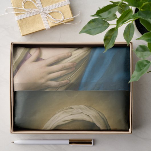 De Madonna in het gebed Tissuepapier (Geschenk)