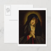 De Madonna in Sorrow (olie op doek) Briefkaart (Voorkant / Achterkant)