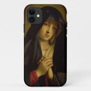 De Madonna in Sorrow (olie op doek) iPhone 11 Hoesje