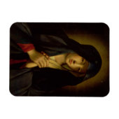 De Madonna in Sorrow (olie op doek) Magneet (Horizontaal)