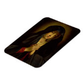 De Madonna in Sorrow (olie op doek) Magneet (Linkerzijde)