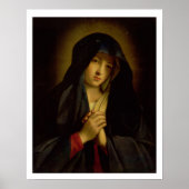 De Madonna in Sorrow (olie op doek) Poster (Voorkant)