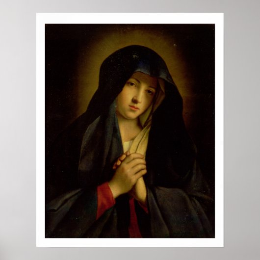 De Madonna in Sorrow (olie op doek) Poster (Voorkant)
