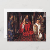 De Madonna met Canon van der Paele, Jan van Eyck Briefkaart (Voorkant / Achterkant)