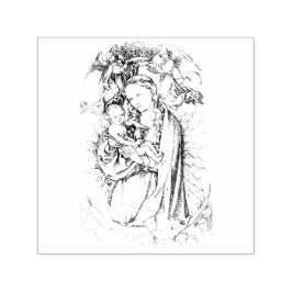 De Madonna op de Crescent Zelfinktende Stempel