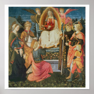 De Madonna van de Heilige Girdle, 1456 (tempera op Poster