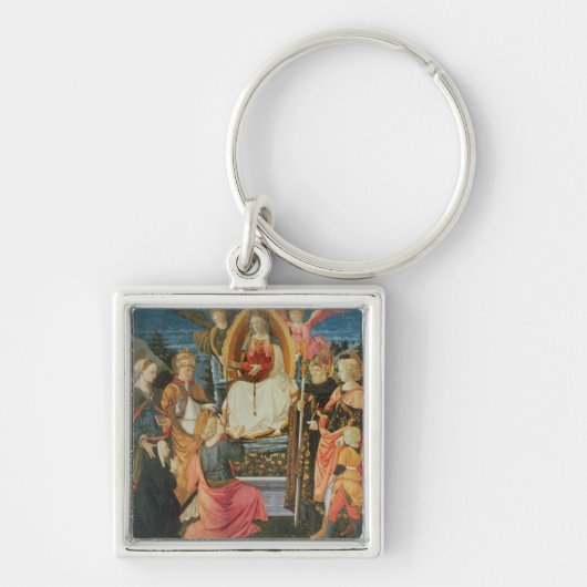 De Madonna van de Heilige Girdle, 1456 (tempera op Sleutelhanger (Voorkant)