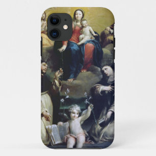De Madonna van de Rosary met SS Dominic, Catheri iPhone 11 Hoesje