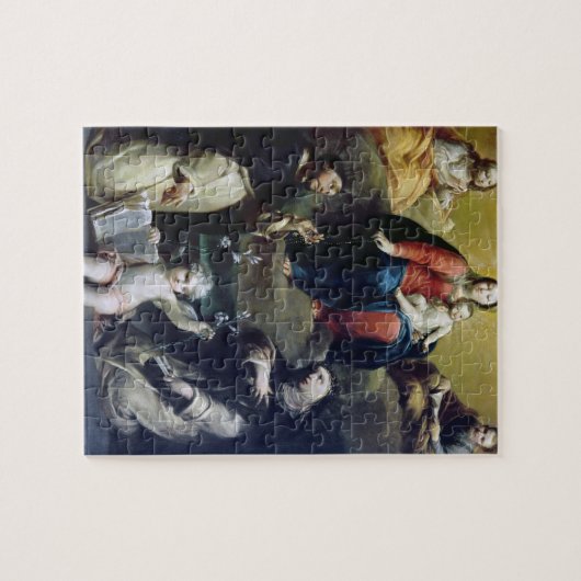 De Madonna van de Rosary met SS Dominic, Catheri Legpuzzel (Horizontaal)