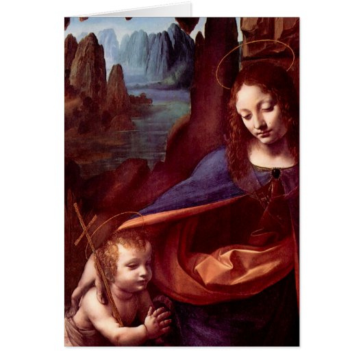 De Madonna van de Rotsen van Leonardo da Vinci (Voorkant)