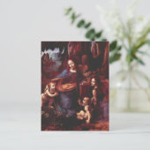 De Madonna van de Rotsen van Leonardo da Vinci Briefkaart (Staand voorkant)
